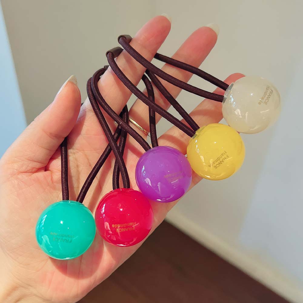 Women Accessories Wholesale China - كريستال الكرة مطاطا رباط شعر للفتيات