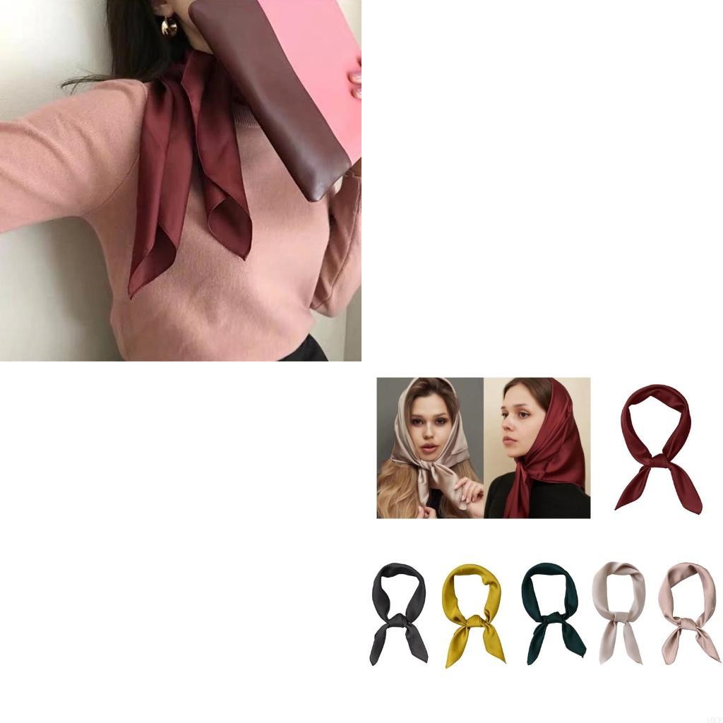 Women'S Accessories For Formal Wear - وشاح حريري مقلد ناعم وقابل للتنفس