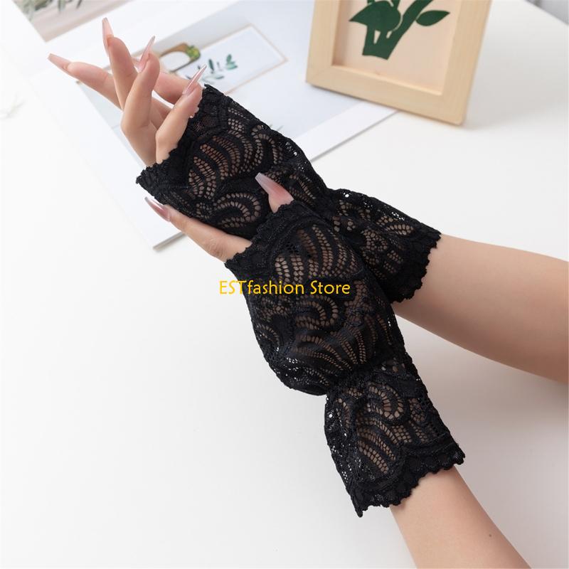 Women'S Accessories For Formal Wear - Y5GC الدانتيل انفصال الأكمام الكفة الطبقات