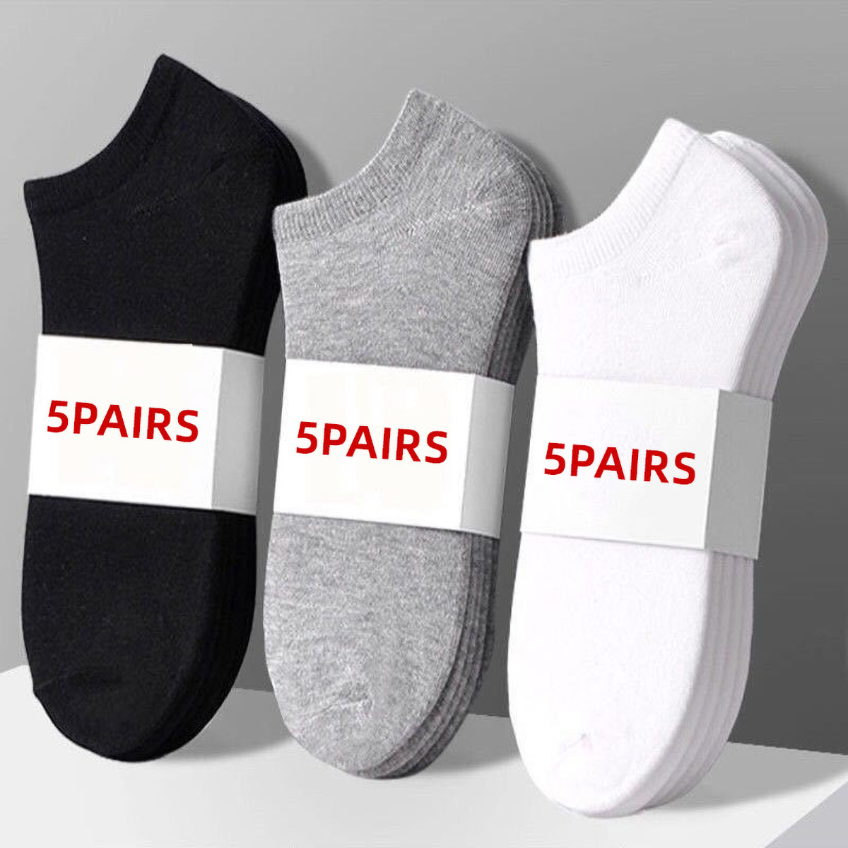 5 أزواج للجنسين عادية عادي الل - مراجعة Women'S Ankle Accessories وسعره