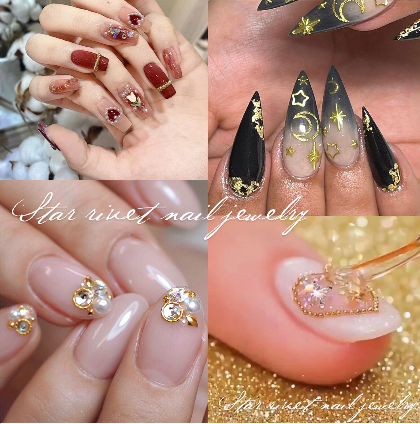مجموعة زينة أظافر ثلاثية الأبع - مراجعة Women Accessories Combo Gift وسعره