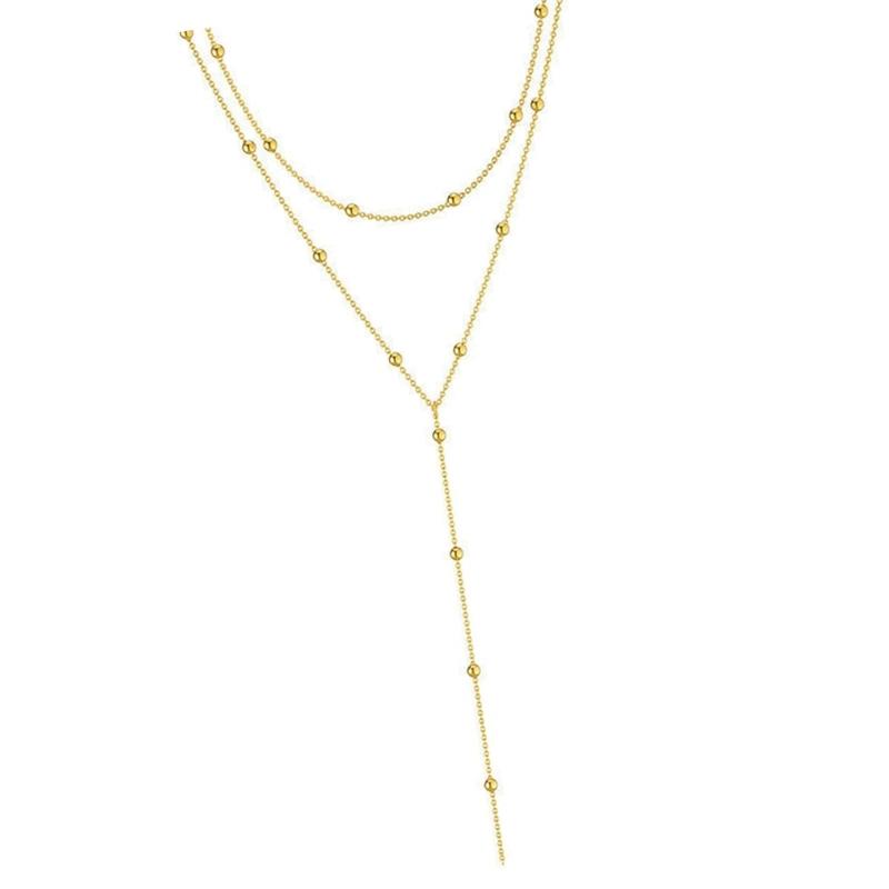 J78F قلادة سلسلة متعددة الجديل - مراجعة Women'S Accessories For Formal Wear وسعره