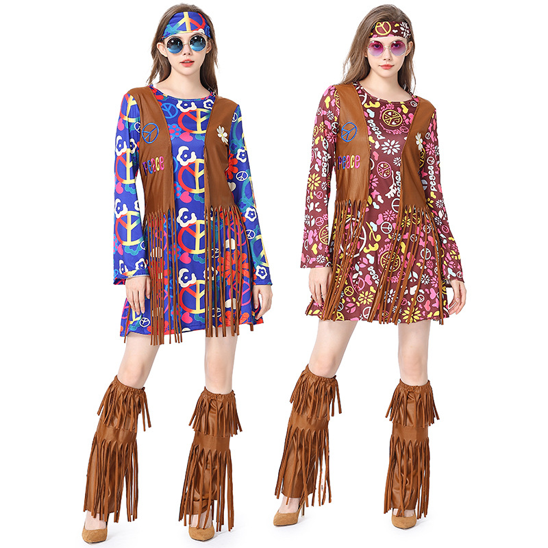 فستان ديسكو للهالوين 70s 60s م - مراجعة Women'S Accessories In The 70S وسعره