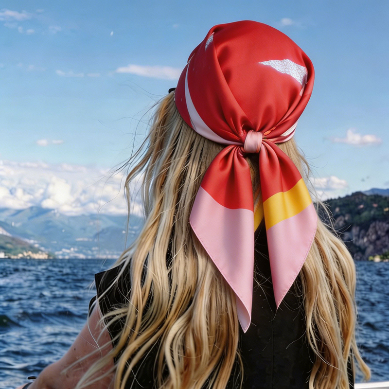 وشاح مربع أنيق بتصميم كتل الأل - مراجعة Women'S Vacation Accessories وسعره