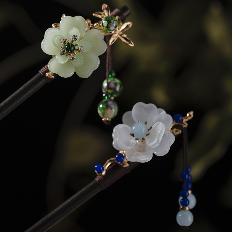 1 قطعة دبوس الشعر الخشبي غطاء  - مراجعة Women Accessories Shop وسعره