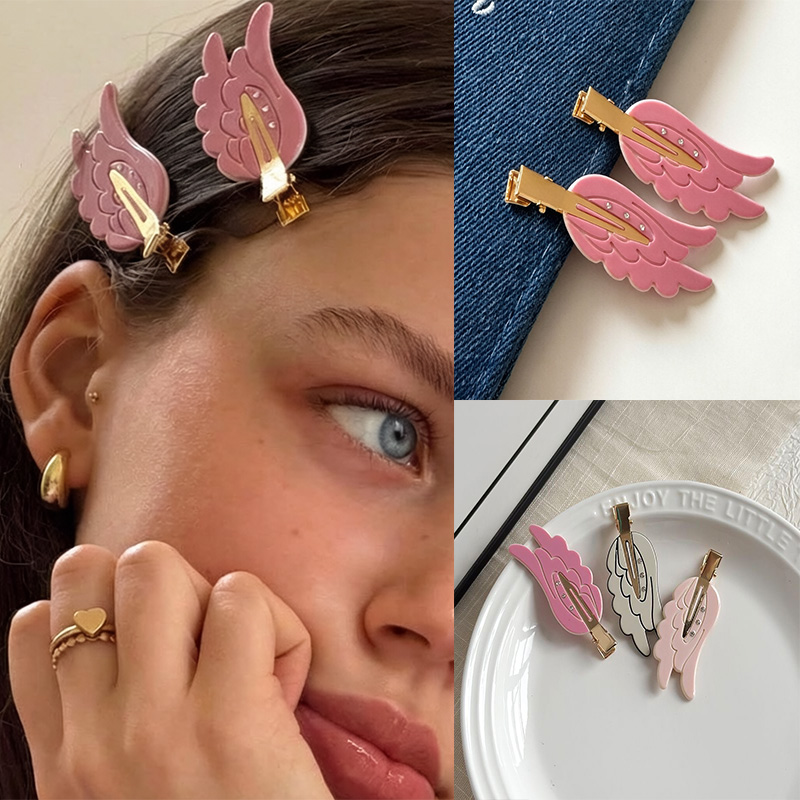 مشابك شعر بتصميم أجنحة لطيفة،  - مراجعة Women'S Vanity Accessories وسعره
