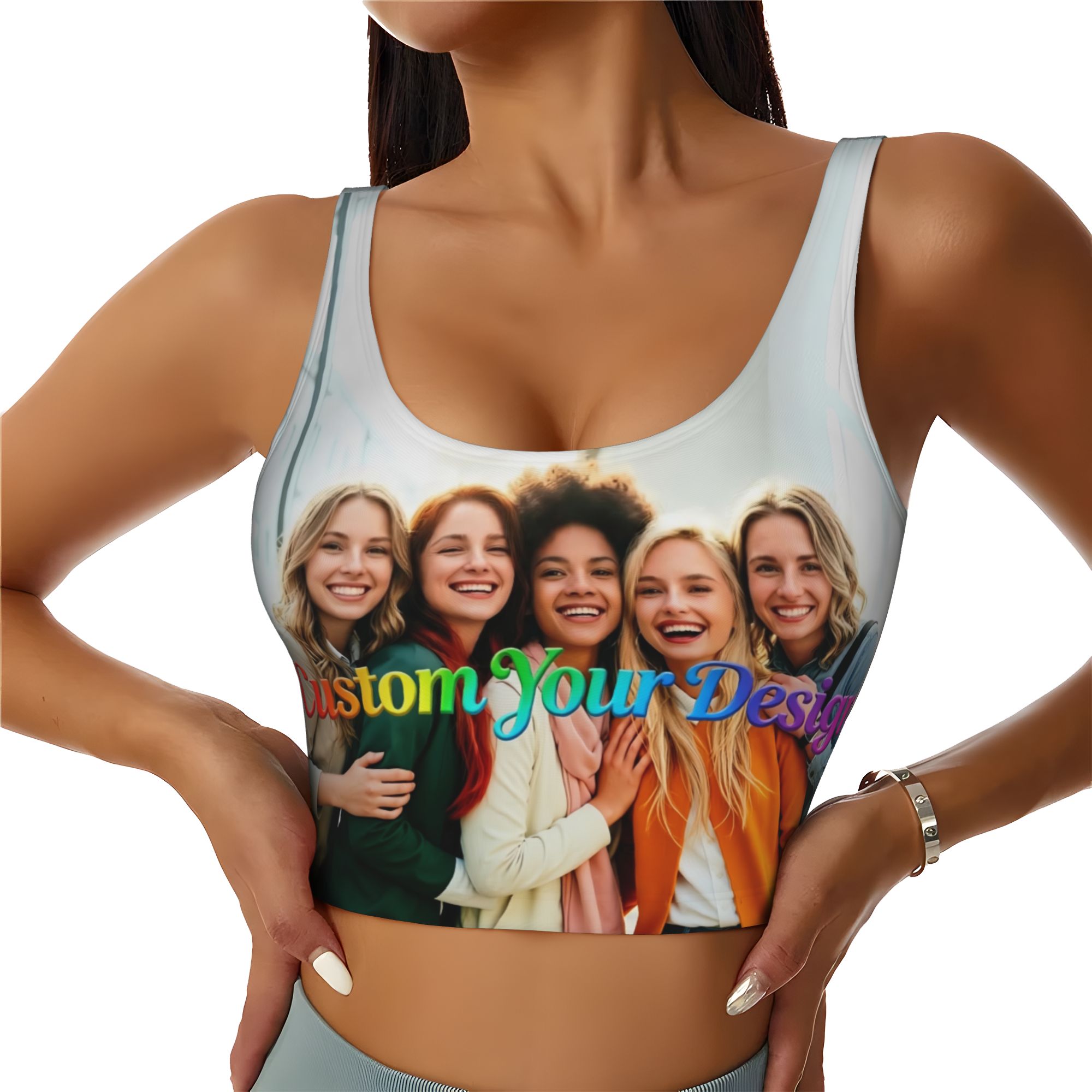 حمالة صدر رياضية مخصصة عالية ا - مراجعة Women Accessories Logo وسعره