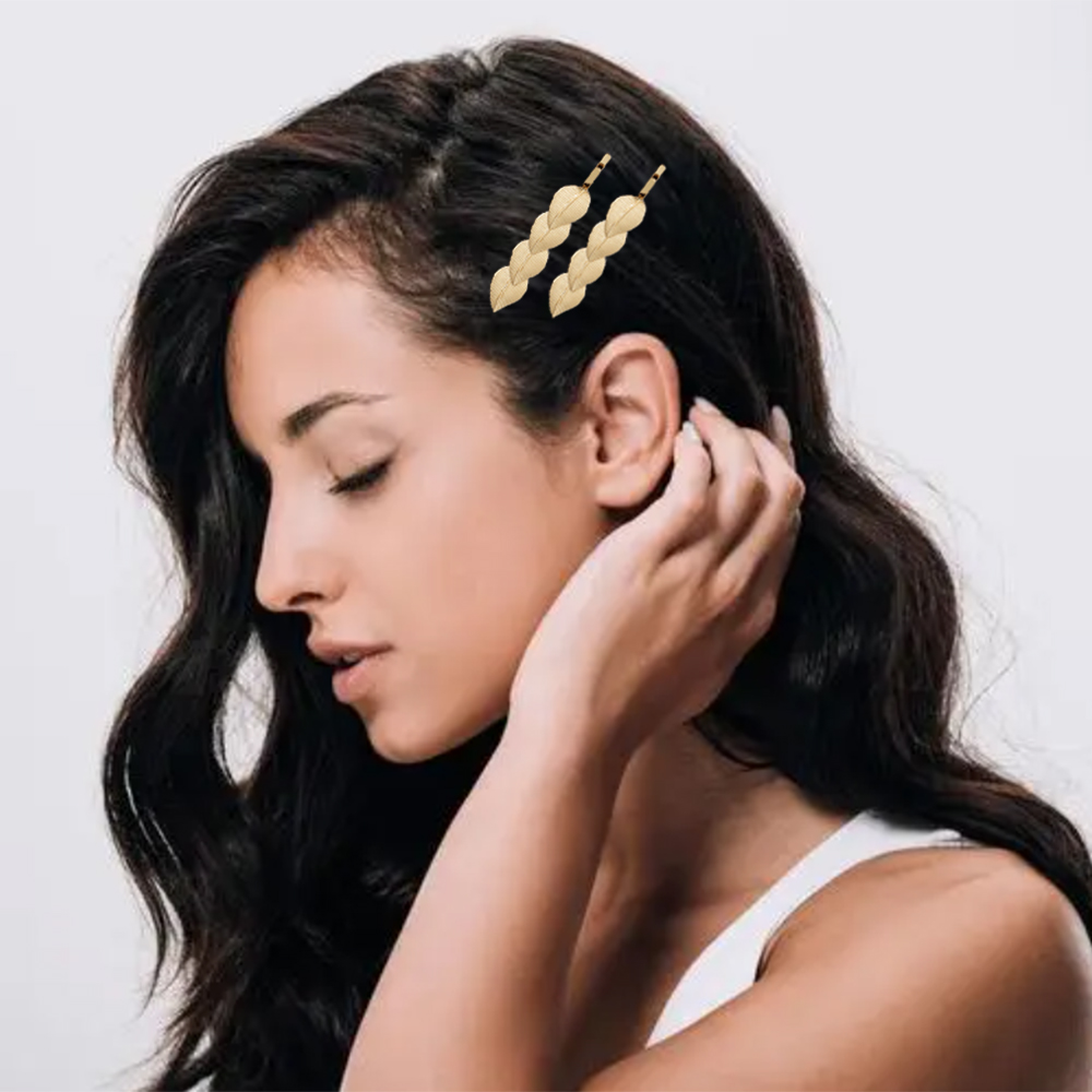 مشبك معدني مطلي بالذهب للنساء  - مراجعة Women Accessories Wholesale China وسعره