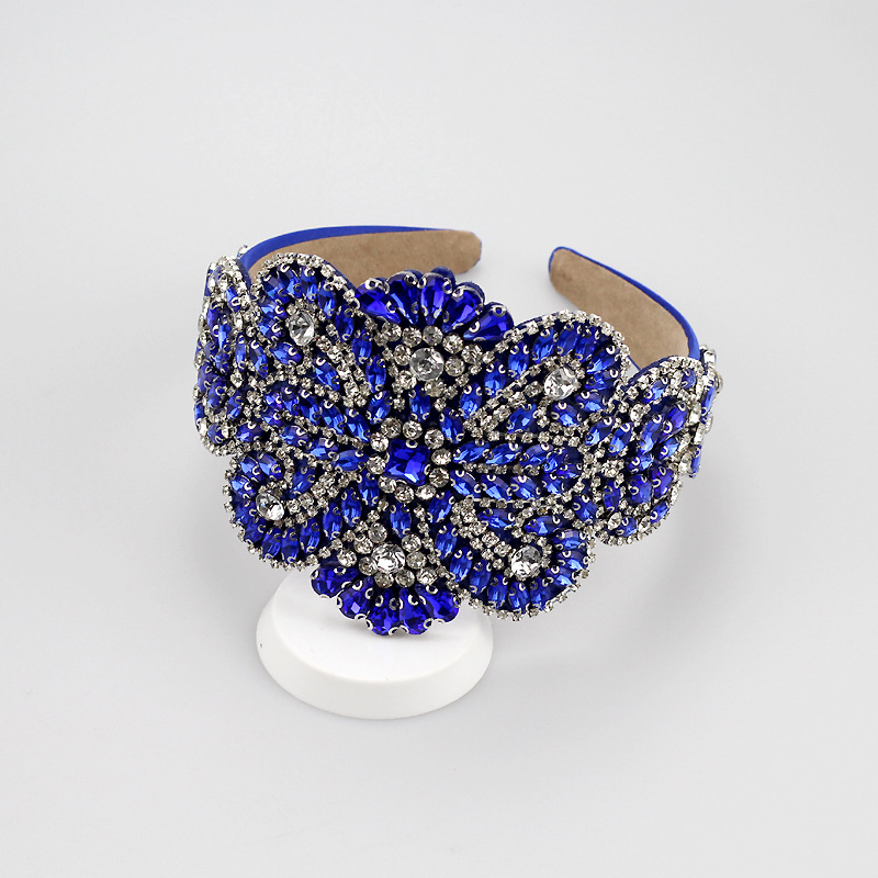 عصابة رأس جديدة واسعة مرصعة با - مراجعة Women Accessories Wholesale China وسعره