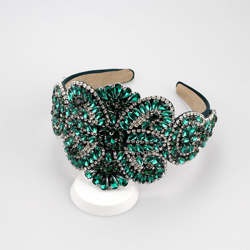 عصابة رأس جديدة واسعة مرصعة با - مراجعة Women Accessories Wholesale China وسعره