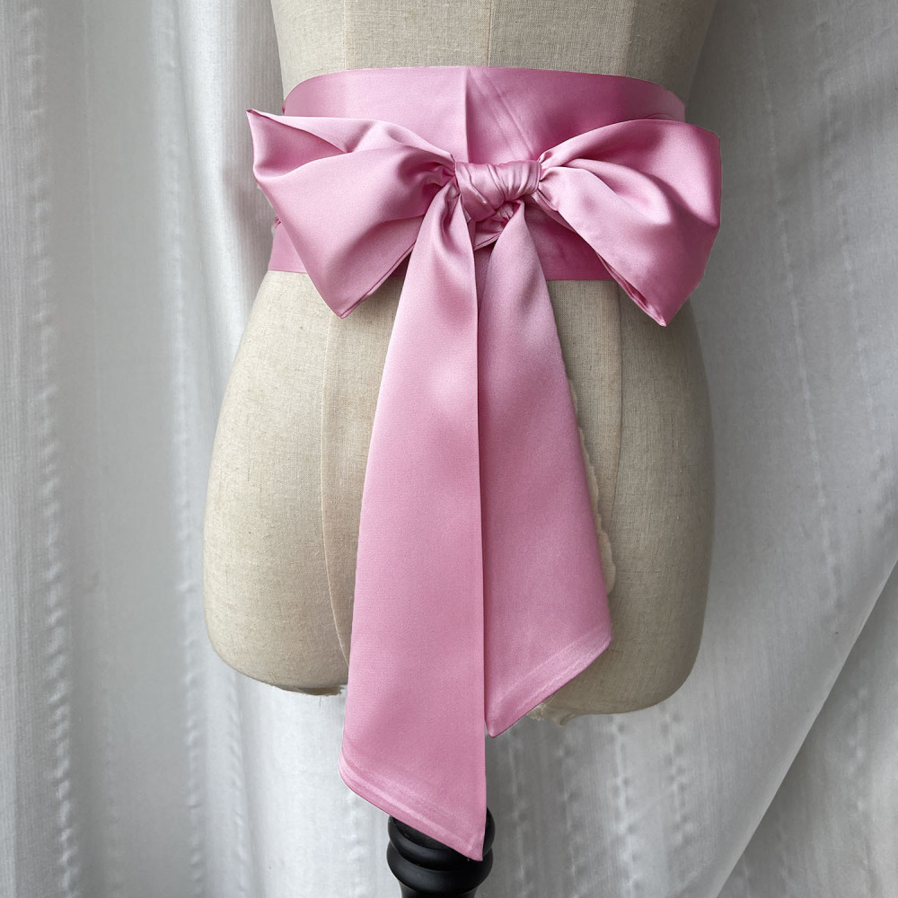 حزام خصر نسائي واسع بفيونكة قا - مراجعة Women'S Accessories For Formal Wear وسعره