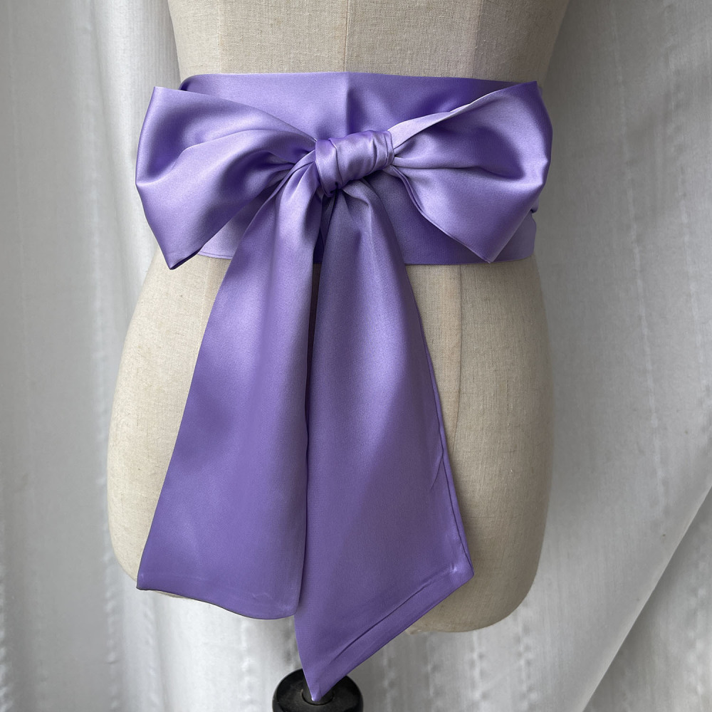حزام خصر نسائي واسع بفيونكة قا - مراجعة Women'S Accessories For Formal Wear وسعره