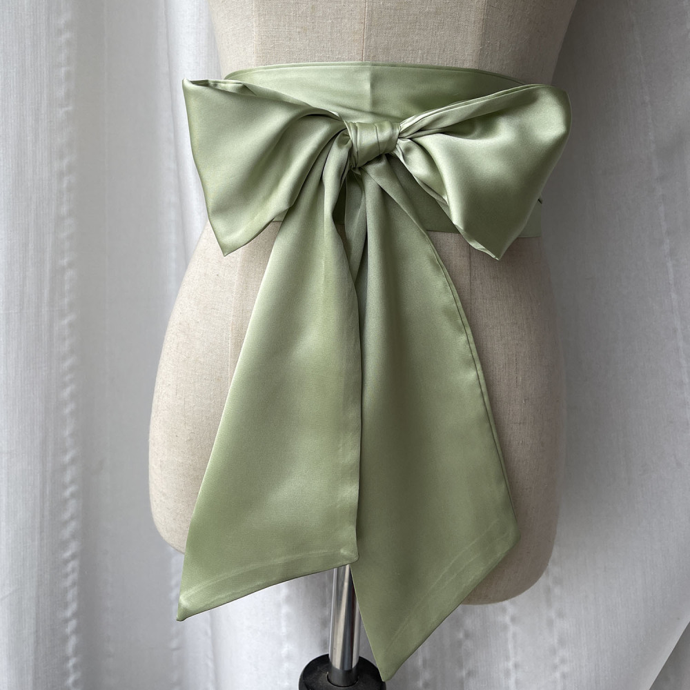 حزام خصر نسائي واسع بفيونكة قا - مراجعة Women'S Accessories For Formal Wear وسعره