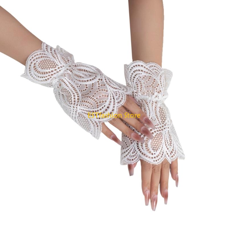 Y5GC الدانتيل انفصال الأكمام ا - مراجعة Women'S Accessories For Formal Wear وسعره