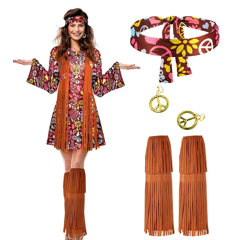 5;e,8\v,5/70s لزي الهيبيز النس - مراجعة Women'S Accessories In The 70S وسعره