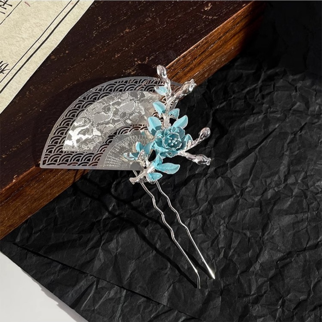 دبوس شعر جديد على شكل مروحة عل - مراجعة Women'S Vacation Accessories وسعره